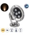 GLOBOSTAR® UNDERWATER-DINA 90676 Υποβρύχιος Προβολέας Σποτ για Σιντριβάνια-Πισίνες LED 6W 660lm 30° DC 24V Αδιάβροχο IP68 Θερμό Λευκό 2700K Dimmable - Ανοξείδωτο Ατσάλι 304 - Μ12 x Π12 x Υ14cm - 3 Χρόνια Εγγύηση